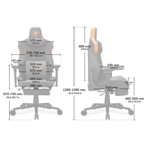 Кресло игровое Cougar Armor EVO M