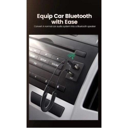 FM модулятор Ugreen Bluetooth 5.0 Aux with mic CM309 UGREEN Black (70601)
