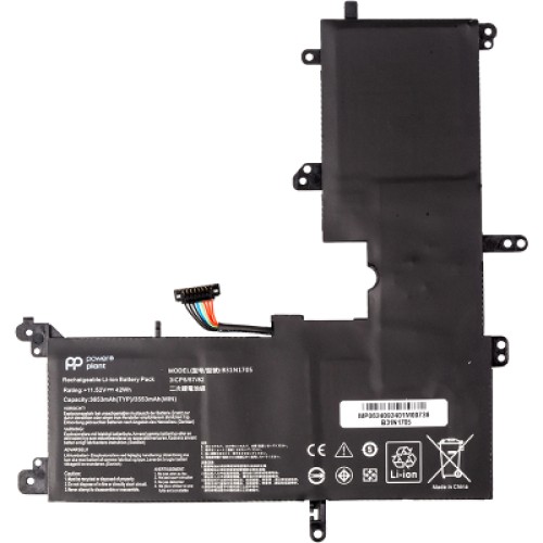 Аккумулятор для ноутбука ASUS VivoBook Flip 14 TP410UA (B31N1705) 11.52V 3653mAh PowerPlant (NB432141)
