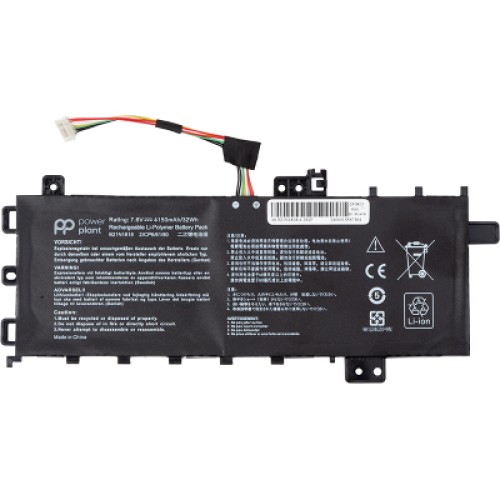 Аккумулятор для ноутбука ASUS VivoBook 14 (B21N1818) 7.6V 4150mAh PowerPlant (NB431946)