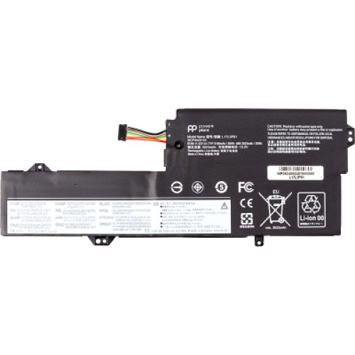 Аккумулятор для ноутбука LENOVO Ideapad Yoga 720-12IKB (L17L3P61) 11.52V 3166mAh PowerPlant (NB482535)