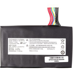 Аккумулятор для ноутбука Hasee Z7M-i78172 D1 (GI5KN) 11.4V 4100mA PowerPlant (NB400188)
