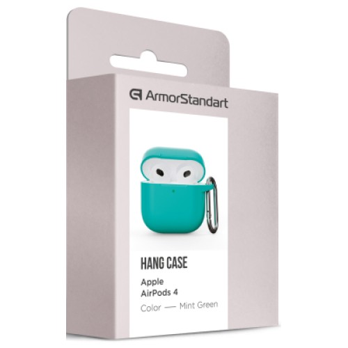 Чехол для наушников Armorstandart Hang Case для Apple AirPods 4 Mint Green (ARM81287)