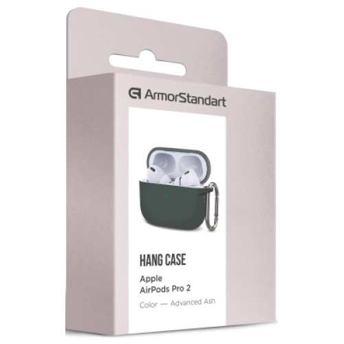Чехол для наушников Armorstandart Hang Case для Apple AirPods Pro 2 Advanced ash (ARM68600)