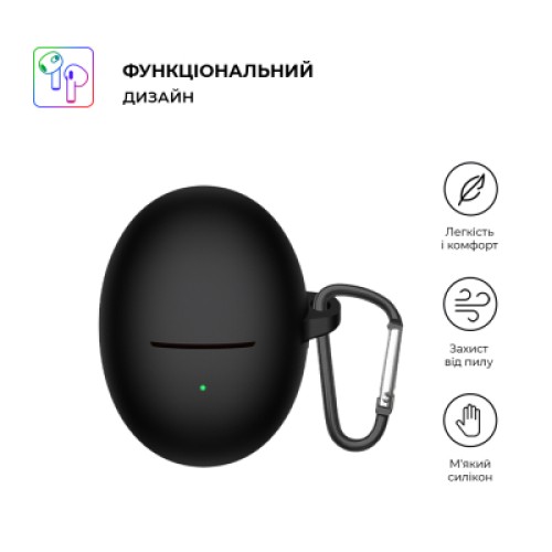 Чехол для наушников Armorstandart Hang Case для Huawei FreeBuds 5 Black (ARM80459)