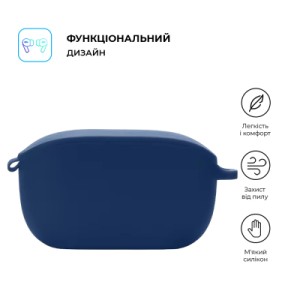 Чехол для наушников Armorstandart Hang Case для JBL Wave Buds Dark Blue (ARM79916)
