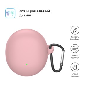Чохол для навушників Armorstandart Hang Case для OPPO Enco Air3 Pink (ARM79942)
