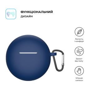 Чохол для навушників Armorstandart Hang Case для OPPO Enco Buds 2 Dark Blue (ARM71112)