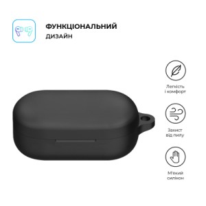 Чехол для наушников Armorstandart Hang Case для OPPO Enco Buds2 Pro Black (ARM79935)