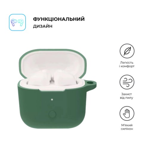 Чехол для наушников Armorstandart Hang Case для Xiaomi Redmi Buds 3 Green (ARM67082)
