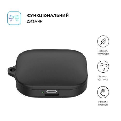 Чехол для наушников Armorstandart Hang Case для Xiaomi Redmi Buds 5 Black (ARM79949)