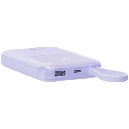Батарея универсальная Canyon 10000mAh OnPower 101 PD/22.5W built-in cable Purple (CNS-CPB101PU)
