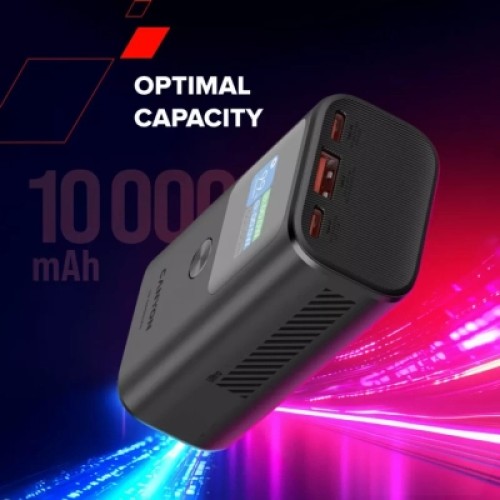 Батарея универсальная Canyon 10000mAh OnPower 130 TFT PD/30W Dark Grey (CNS-CPB130DG)