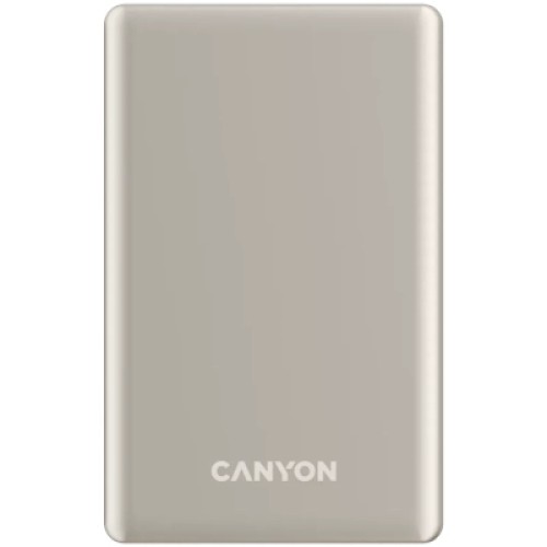Батарея универсальная Canyon 5000mAh OnPower 505 slim Magsafe PD/20W Beige (CNS-CPB505BE)