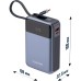 Батарея универсальная Canyon 20000mAh OnPower 600 PD/65W built-in cable Dark Grey (CNS-CPB600DG)