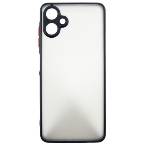 Чехол для мобильного телефона Dengos Kit Samsung Galaxy A06 case Matte + glass (Black) (DG-KM-126)