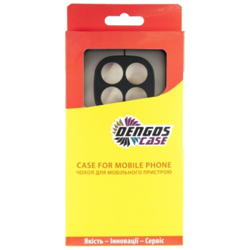 Чехол для мобильного телефона Dengos Kit Xiaomi Redmi Note 14 Pro case Matte + glass (Black) (DG-KM-128)