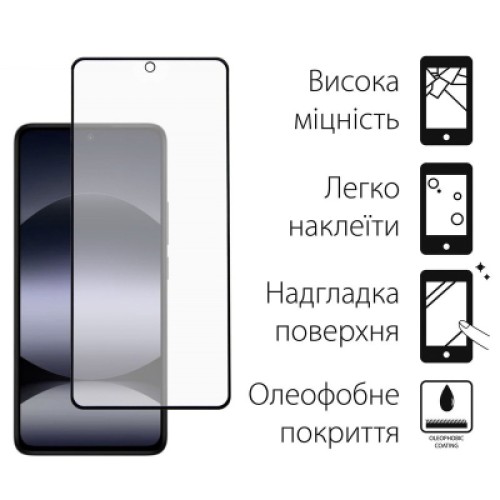 Чехол для мобильного телефона Dengos Kit Xiaomi Redmi Note 14 case Carbon + glass (Purple) (DG-KM-129)