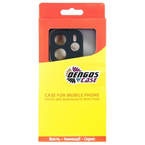 Чехол для мобильного телефона Dengos Kit Xiaomi Redmi Note 14 case Matte + glass (Black) (DG-KM-127)