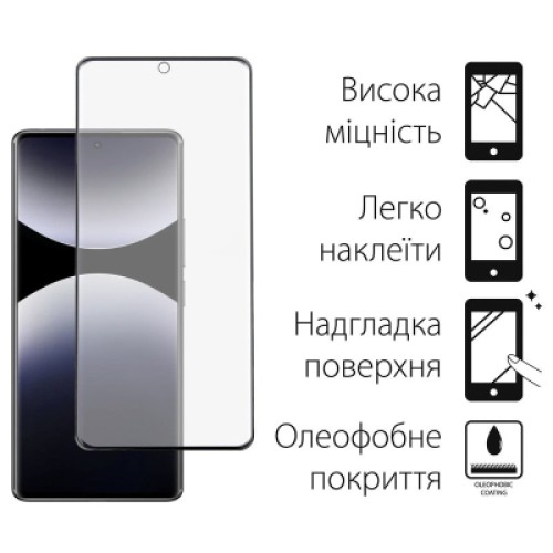 Чехол для мобильного телефона Dengos Kit Xiaomi Redmi Note 14 case Soft + glass (Mint) (DG-KM-131)