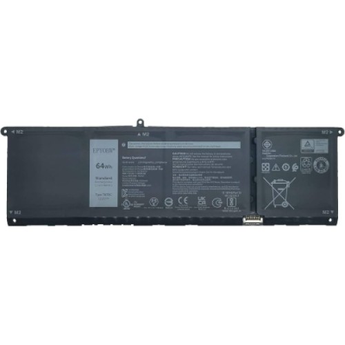 Аккумулятор для ноутбука Dell Vostro 5515 TN70C, 64Wh (4000mAh), 4cell, 15.2V, Li-ion (A71036)