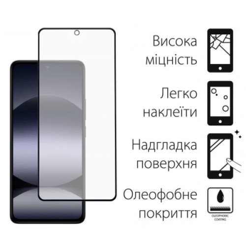Стекло защитное Dengos Kit 2pcs Xiaomi Redmi Note 14 (DG-TG2P-63)