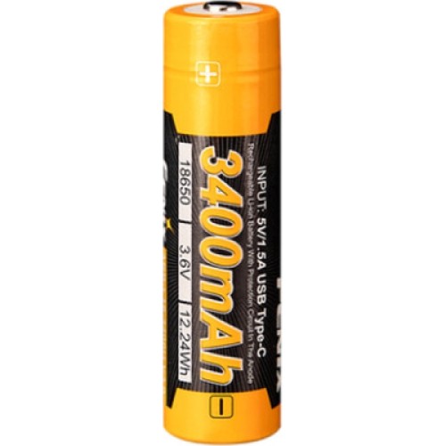 Аккумулятор Fenix 18650 (3400 mAh) Type-C (ARB-L18-3400U-V30)