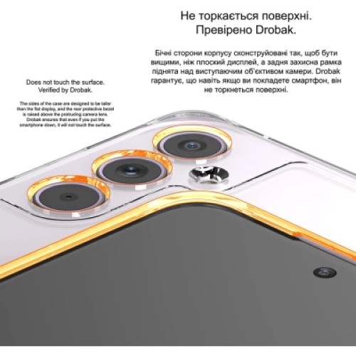 Чехол для мобильного телефона Drobak Acrylic Case with Airbag Samsung Galaxy A55 5G Camera cover (949425)