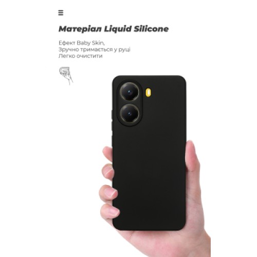 Чехол для мобильного телефона Armorstandart ICON Xiaomi Poco X7 Pro Camera cover Black (ARM82741)