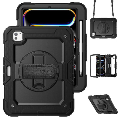 Чехол для планшета Armorstandart Panzer iPad Pro 11 2024 Black (ARM82527)