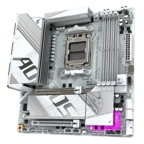 Материнская плата GIGABYTE B850M A ELT WF6E ICE (B850M AORUS ELITE WIFI6E ICE)