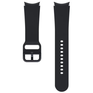 Ремінець до смарт-годинника Samsung Sport Band (20mm, M/L) Galaxy Watch 4 Black (ET-SFR87LBEGRU)