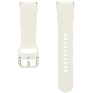 Ремінець до смарт-годинника Samsung Sport Band (S/M) Galaxy Watch 4/4 Classic/5/5 Pro/6/6 Classic Cream (ET-SFR93SUEGEU)
