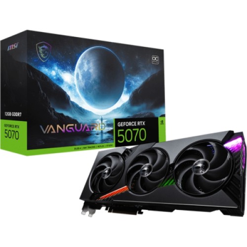 Видеокарта MSI GeForce RTX5070 12Gb VANGUARD OC (RTX 5070 12G VANGUARD OC)