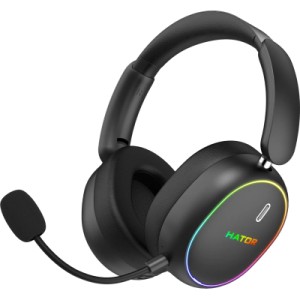 Наушники Hator Phoenix 2 Wireless Hi-Res SyncHUB connection Black (ESH40)