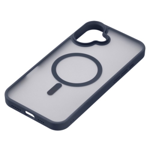 Чехол для мобильного телефона 2E iPhone 16 Plus Soft Touch MagSafe Cover dark blue (2E-IPH-16PL-OCLS-DB)
