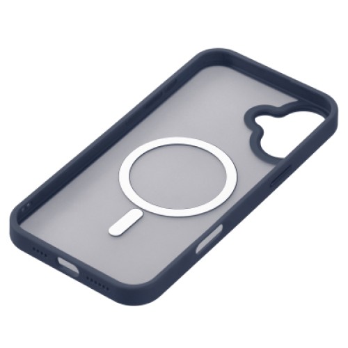 Чехол для мобильного телефона 2E iPhone 16 Plus Soft Touch MagSafe Cover dark blue (2E-IPH-16PL-OCLS-DB)