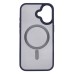 Чехол для мобильного телефона 2E iPhone 16 Soft Touch MagSafe Cover dark blue (2E-IPH-16-OCLS-DL)