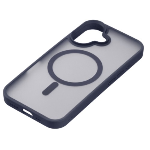Чехол для мобильного телефона 2E iPhone 16 Soft Touch MagSafe Cover dark blue (2E-IPH-16-OCLS-DL)