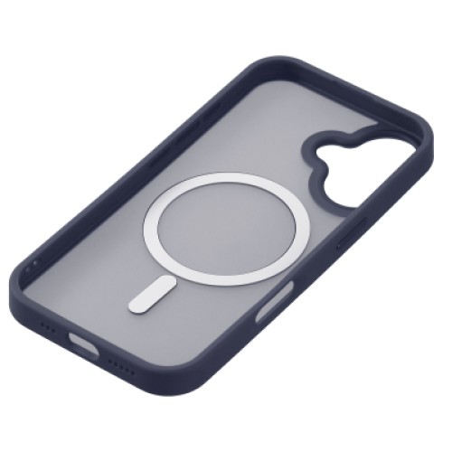 Чехол для мобильного телефона 2E iPhone 16 Soft Touch MagSafe Cover dark blue (2E-IPH-16-OCLS-DL)