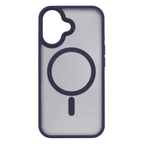 Чехол для мобильного телефона 2E iPhone 16 Soft Touch MagSafe Cover dark blue (2E-IPH-16-OCLS-DL)