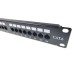 Патч-панель Eserver 19" 1U 24 порта cat.6 UTP krone with cable management (WT-2126-CAT.6)