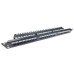 Патч-панель Eserver 19" 1U 24 порта cat.6 UTP krone with cable management (WT-2126-CAT.6)