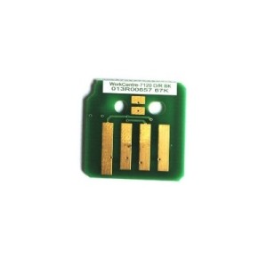 Чип для картриджа фотобарабана Xerox WC7120/7125, 013R00657 Black WWM (JYD-XerWC7120Bk-DR657)