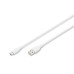 Дата кабель USB 2.0 AM to Type-C 2.0m 60W white Digitus (AK-300340-020-W)
