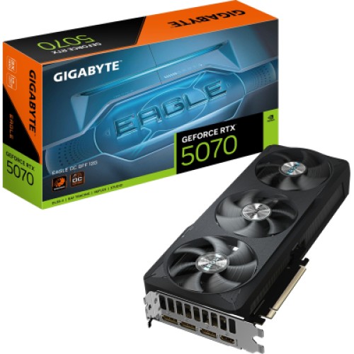 Видеокарта GIGABYTE GeForce RTX5070 12Gb EAGLE OC SFF (GV-N5070EAGLE OC-12GD)