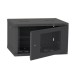 Шкаф настенный Ipcom 4U, 600*350, перфорация, RAL9005 (СН-4U-060х035-ДП-9005)