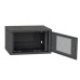 Шкаф настенный Ipcom 4U, 600*350, перфорация, RAL9005 (СН-4U-060х035-ДП-9005)