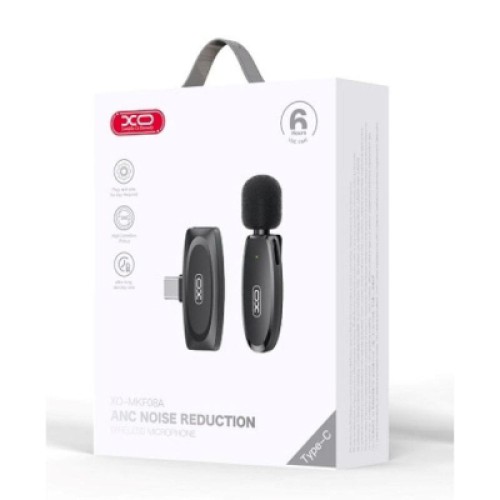 Микрофон XO MKF08A з придушенням шуму Type-C Black (XO-MKF08A-TC)