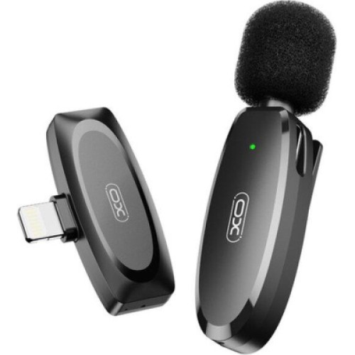 Микрофон XO MKF08B з придушенням шуму lightning Black (XO MKF08B-IP)